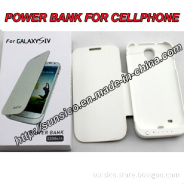 High Quality External Battery Power Bank Case for Samsung S4 3200mAh (SPB-1028)